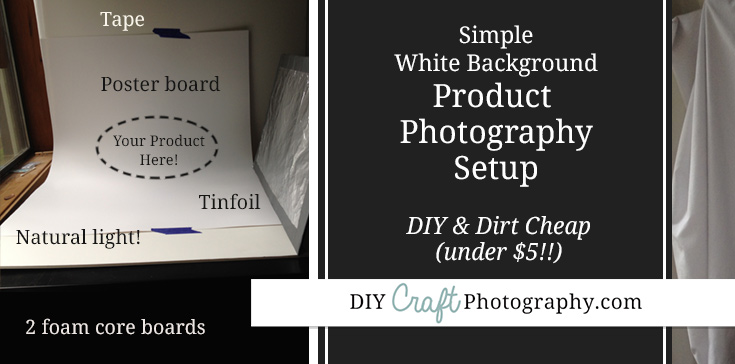 diy product photography setup